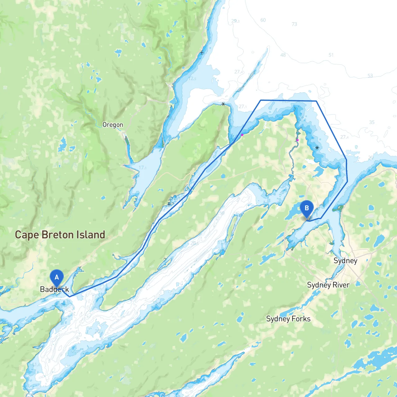 Baddeck to North Sydney