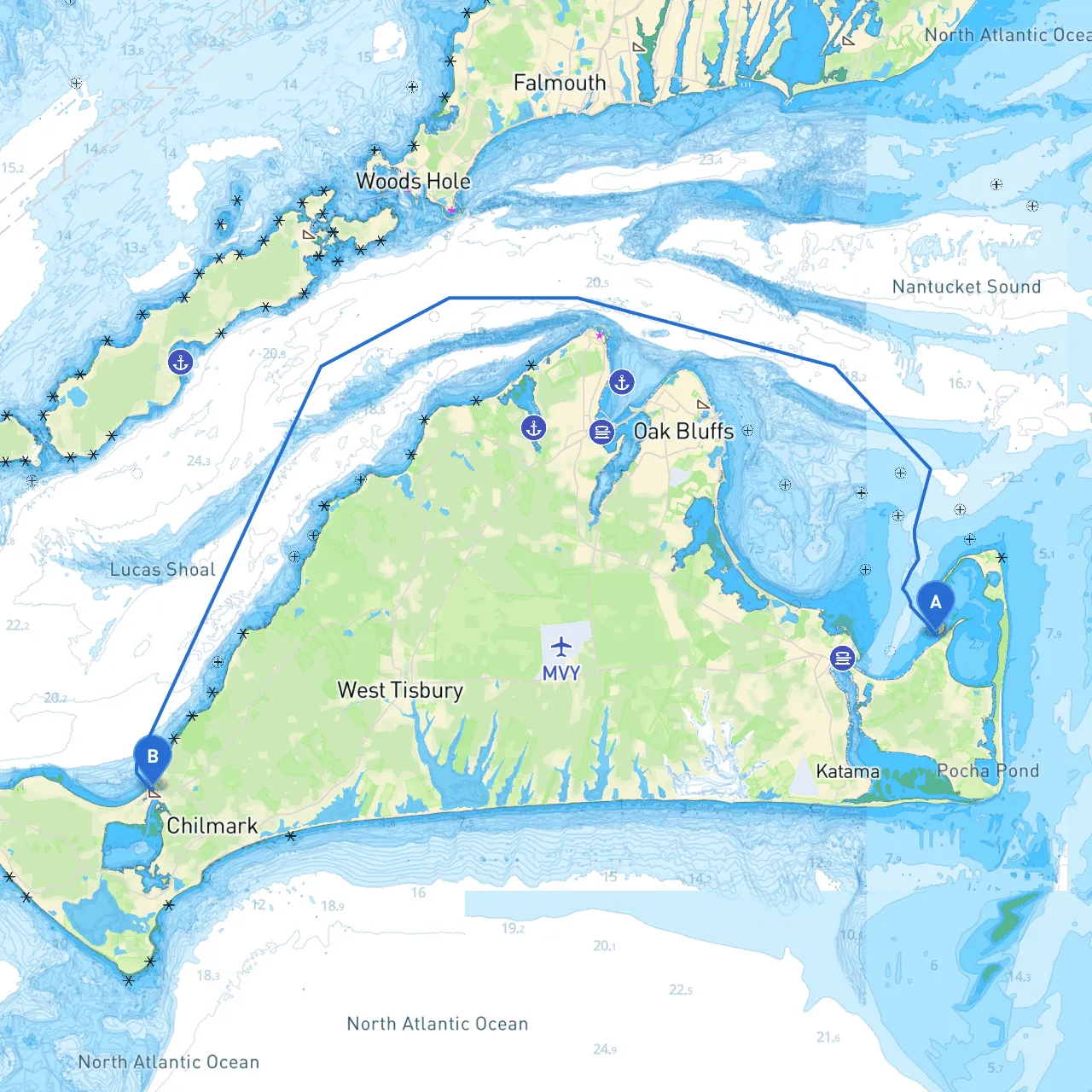 Edgartown to Chilmark