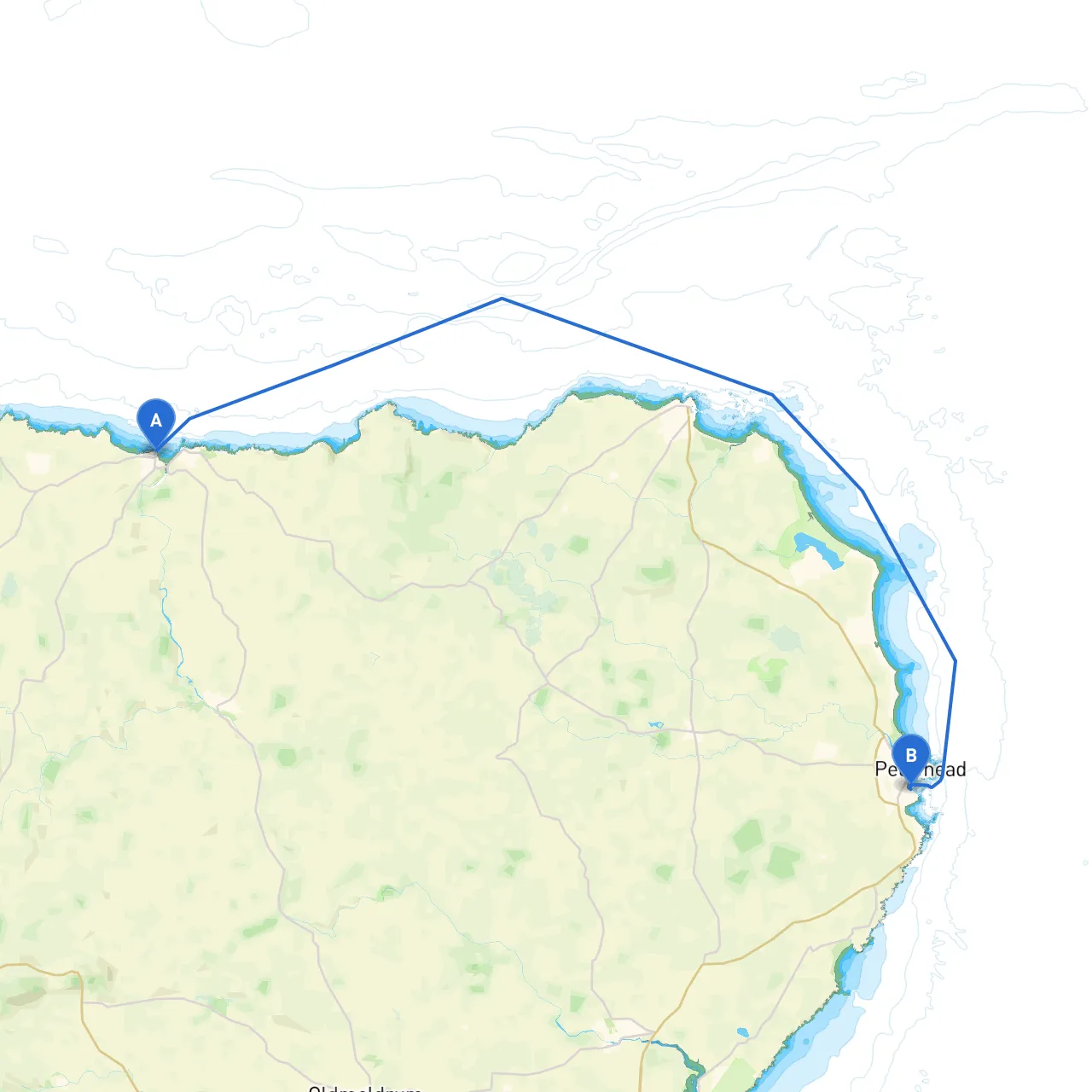 Banff to Peterhead
