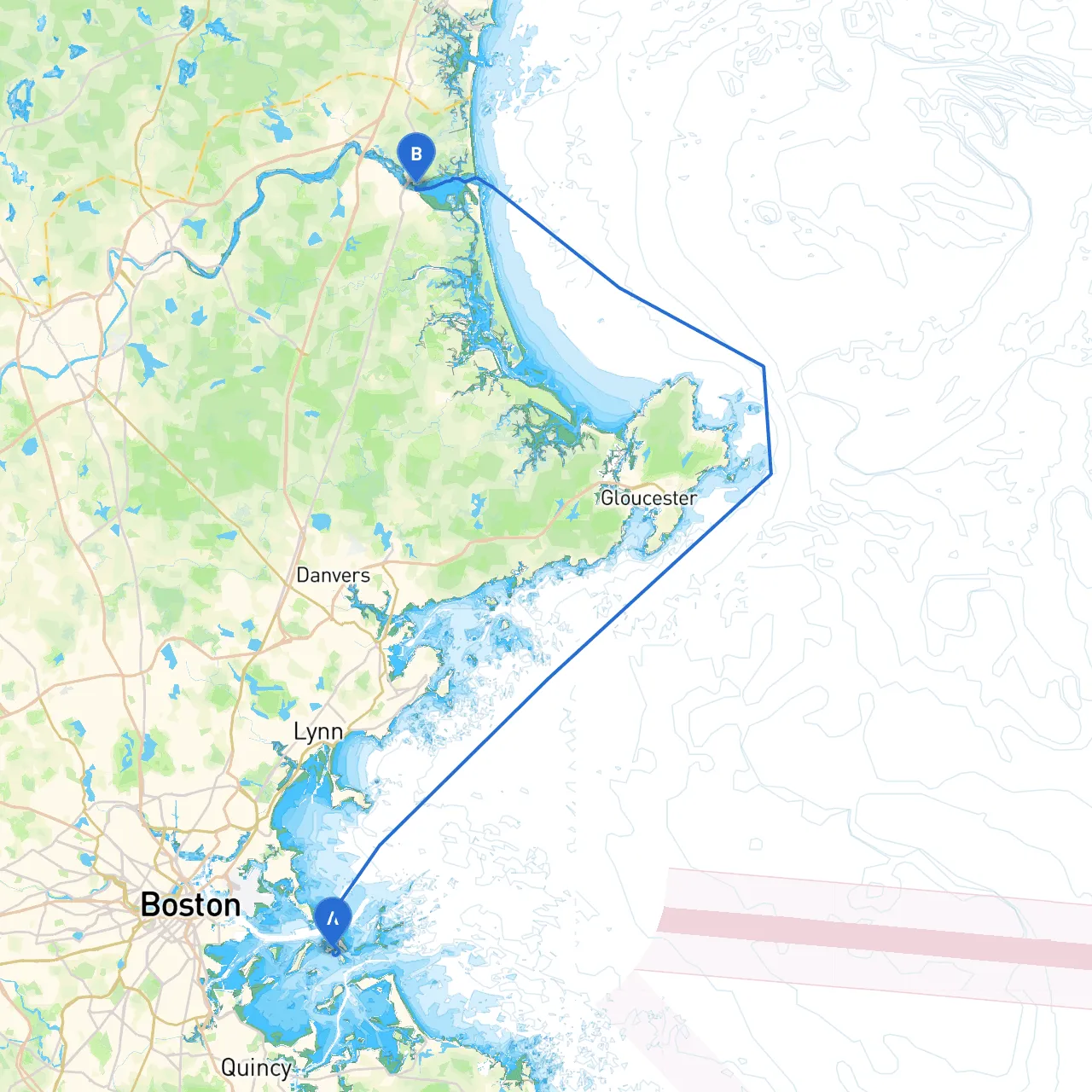 Boston to Salisbury