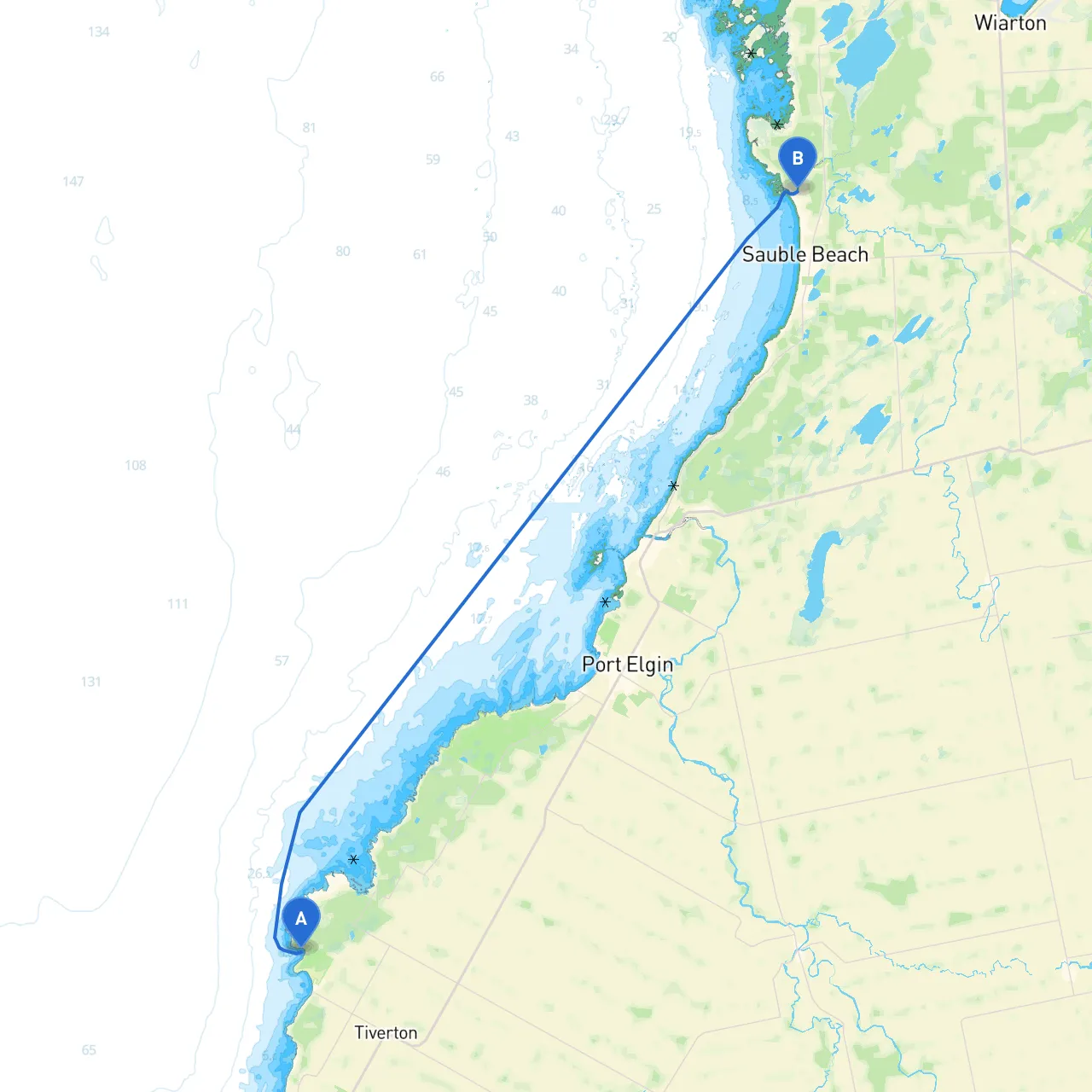 Kincardine to Sauble Beach