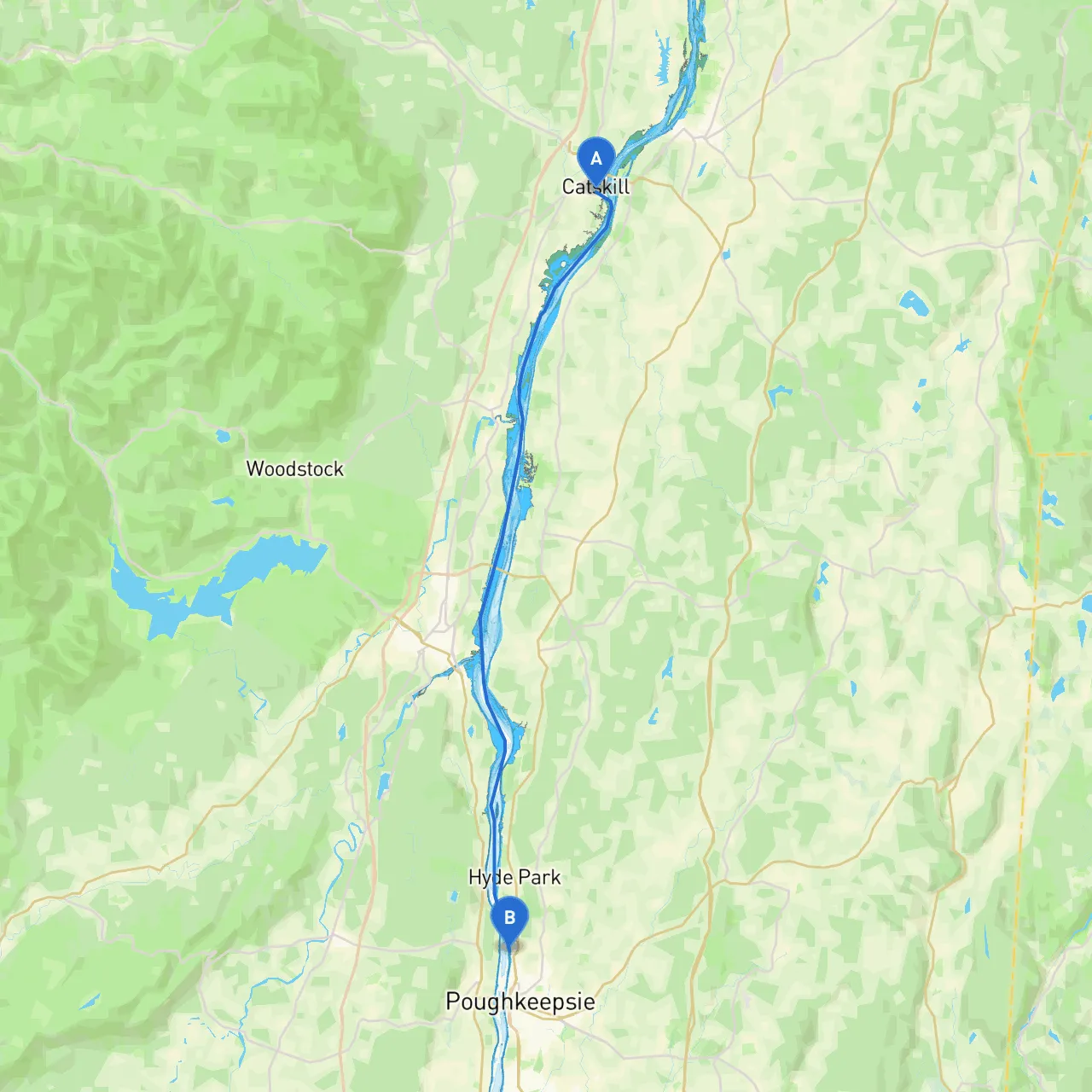 Catskill to Poughkeepsie