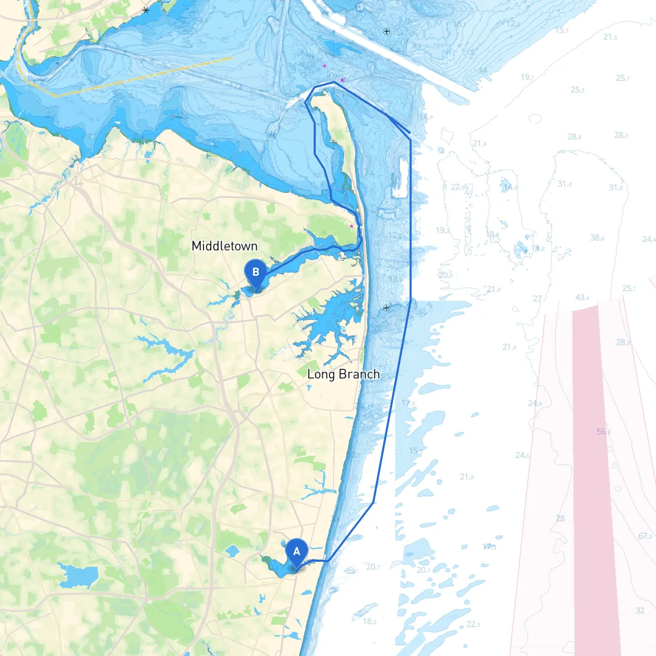 Belmar to Red Bank