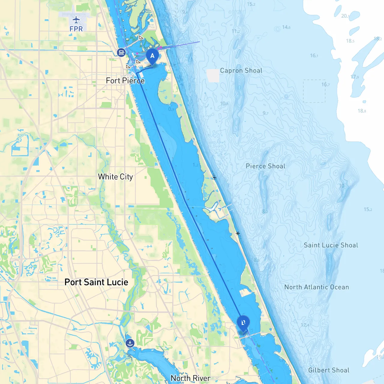 Fort Pierce to Jensen Beach