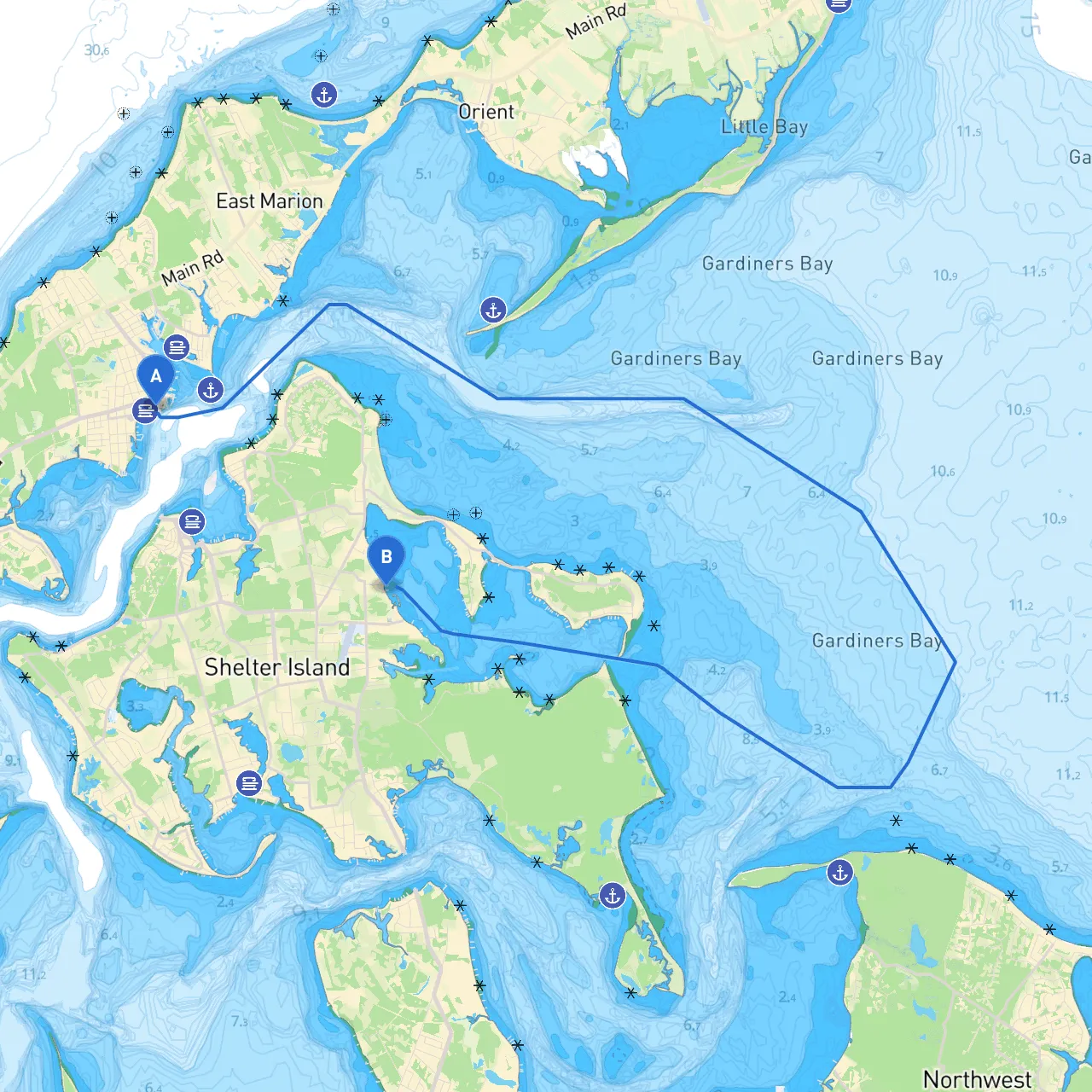 Greenport to Shelter Island