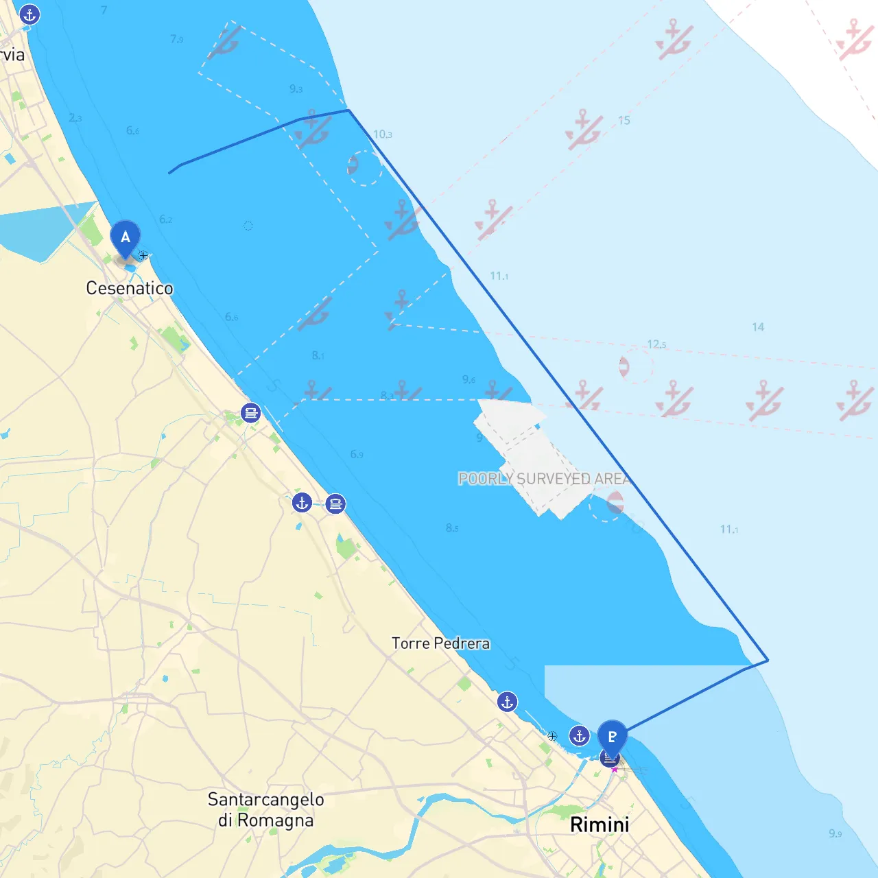 Cesenatico to Rimini