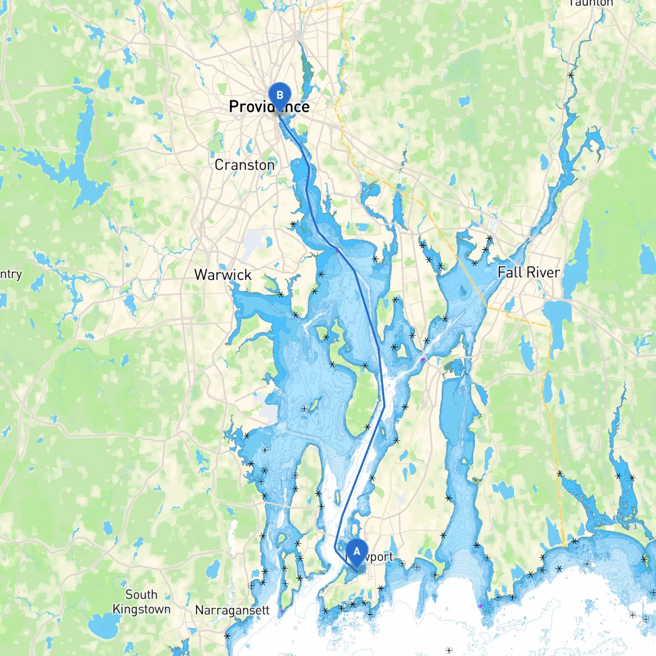 Newport to Providence