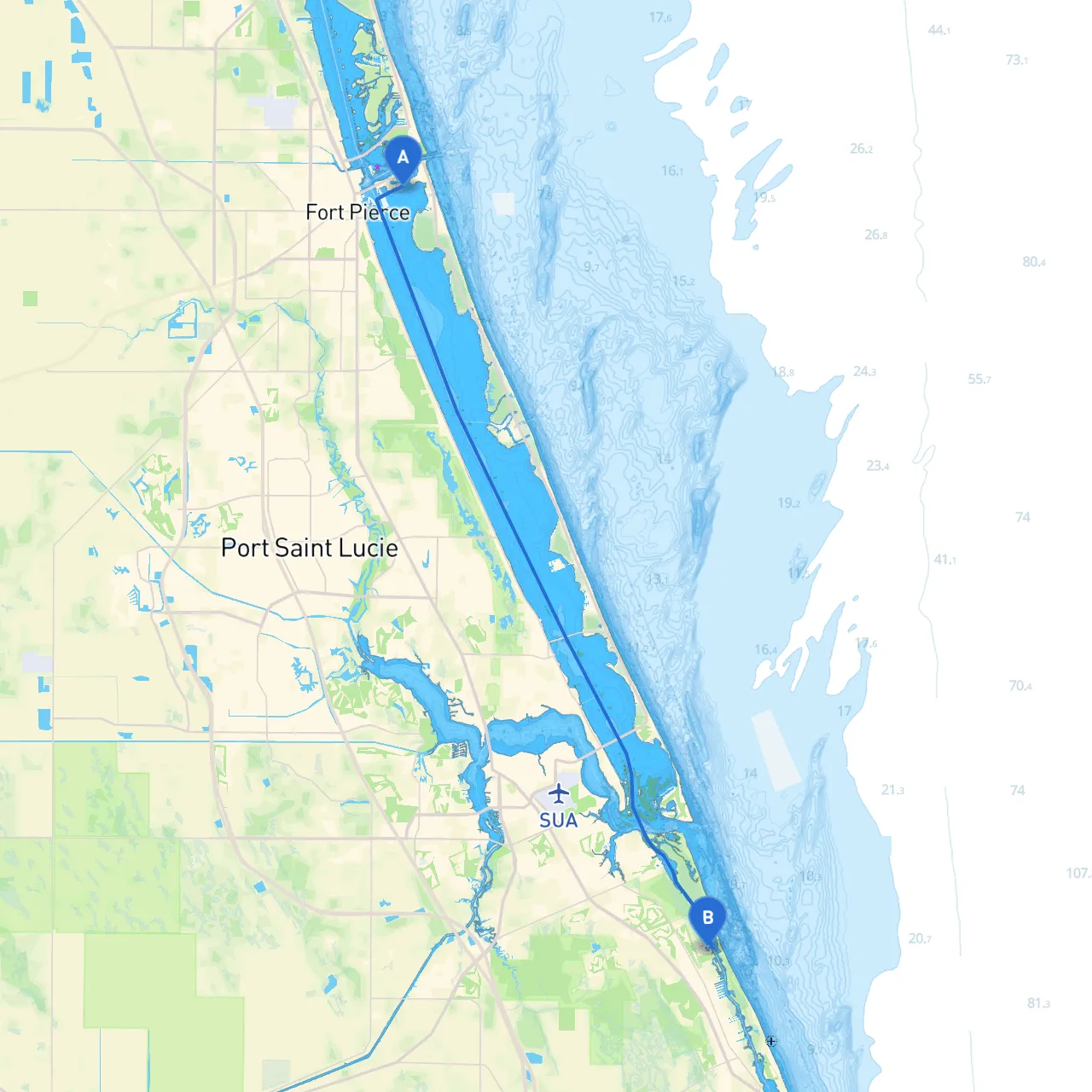 Fort Pierce to Hobe Sound