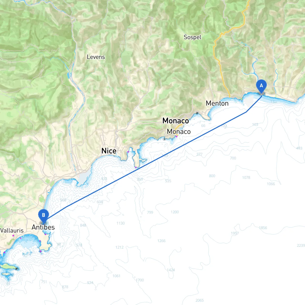 Ventimiglia to Antibes