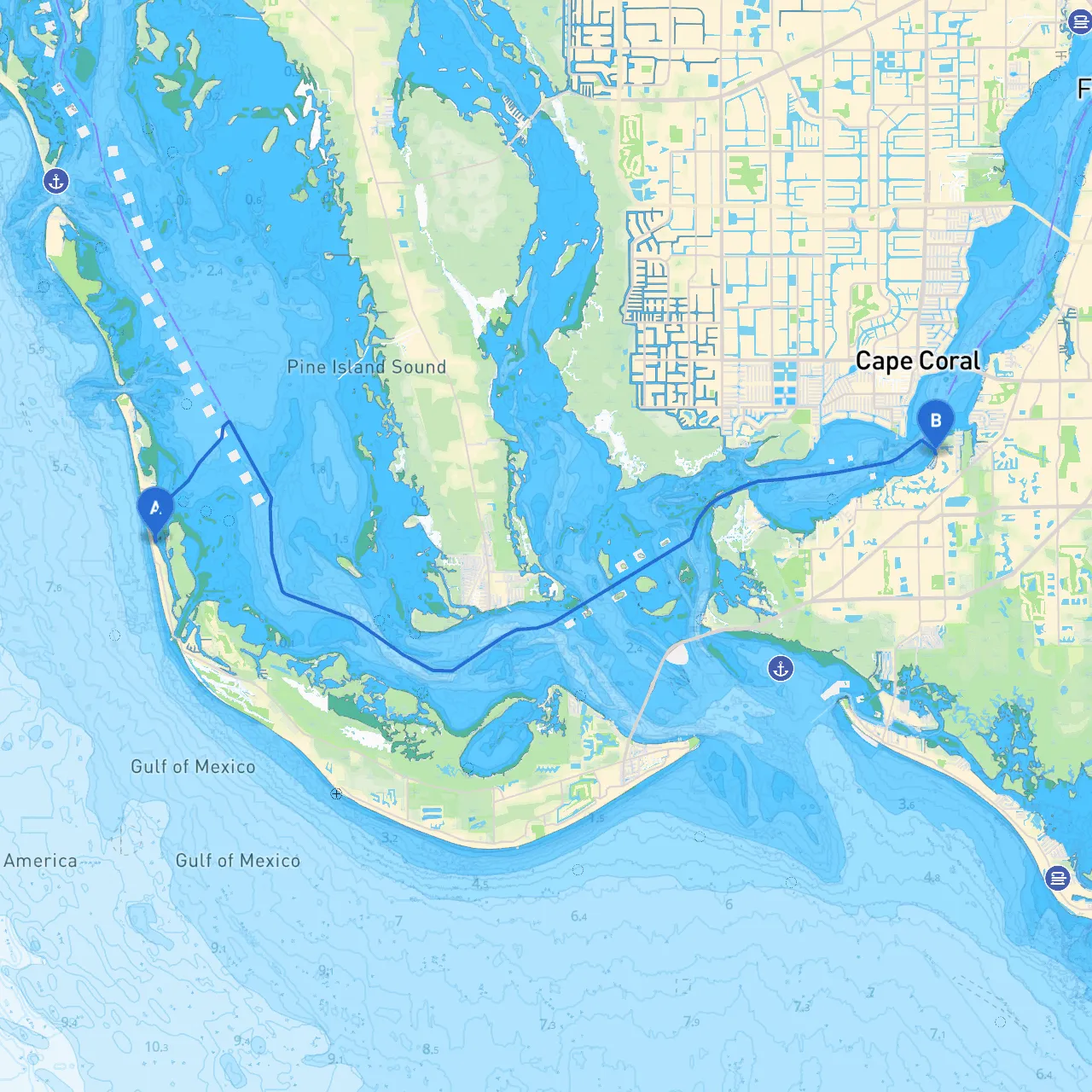 Captiva to Fort Myers