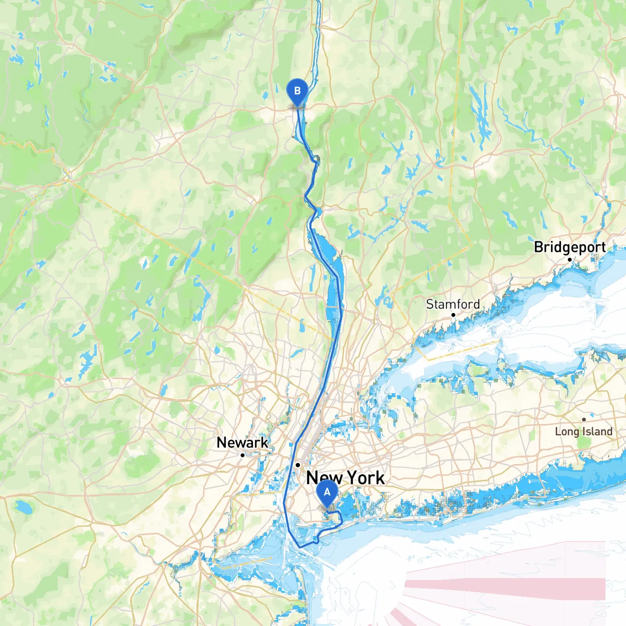 Brooklyn to Newburgh