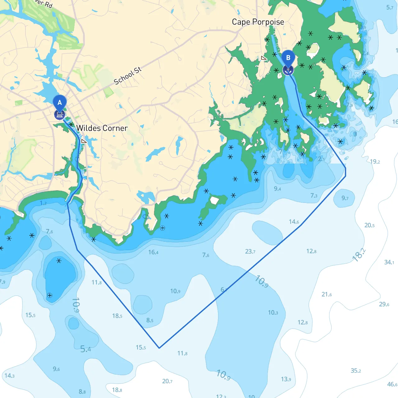 Kennebunk to Kennebunkport