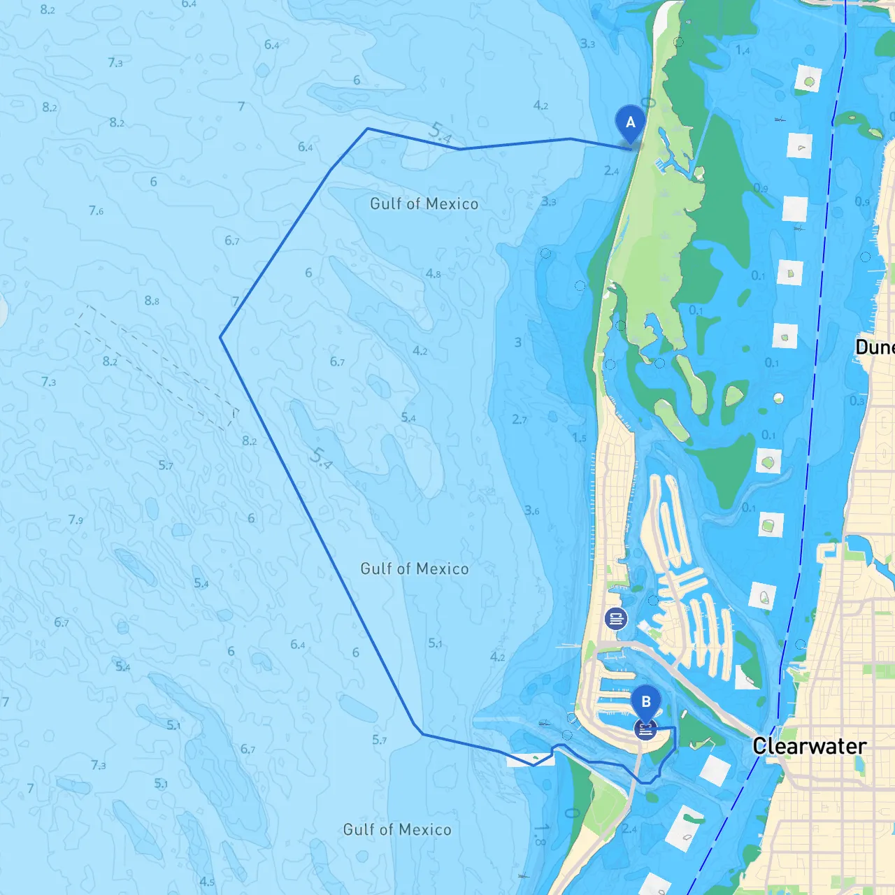 Clearwater to Clearwater Beach