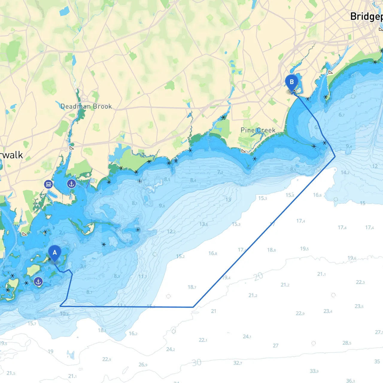 Westport to Fairfield