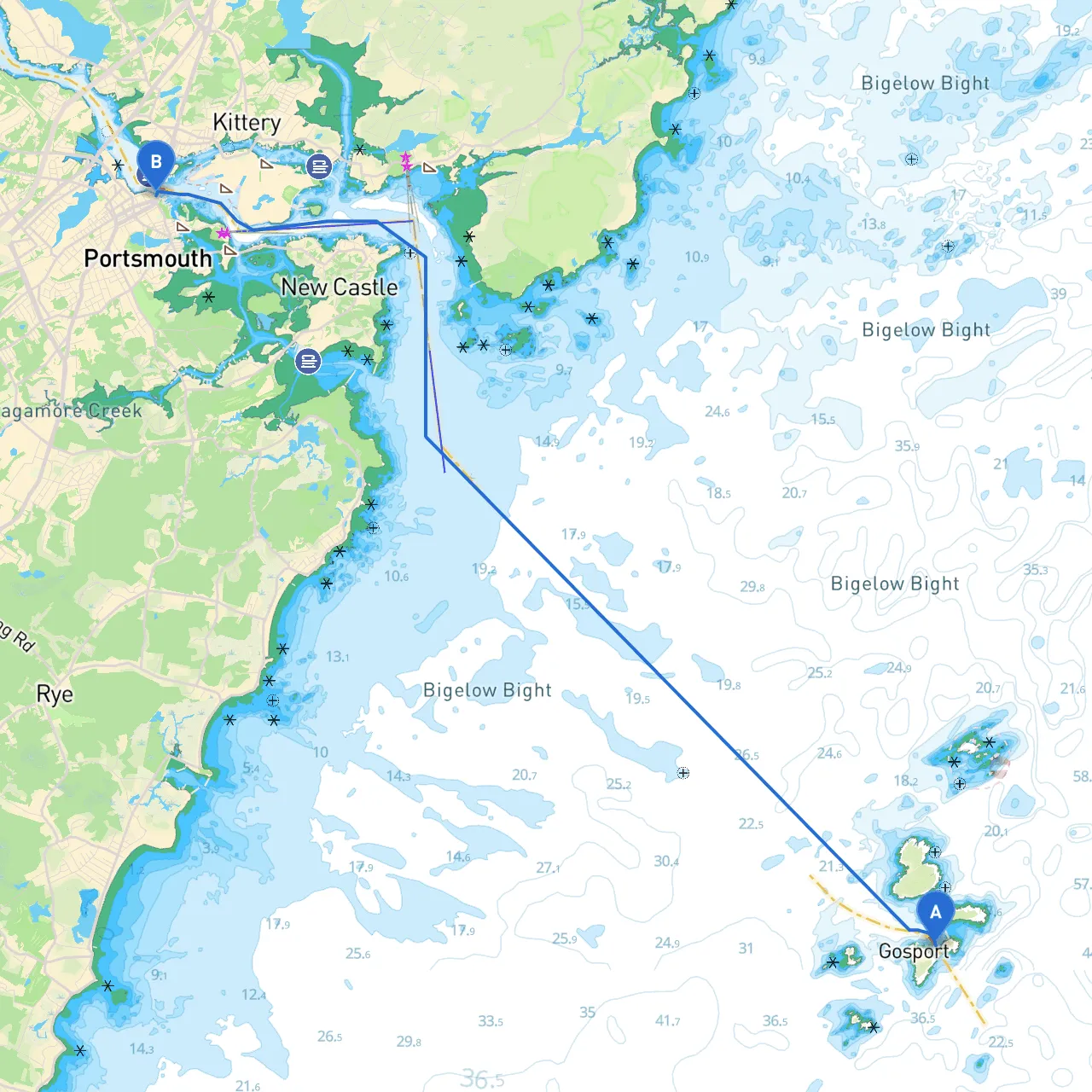 Kittery to Portsmouth