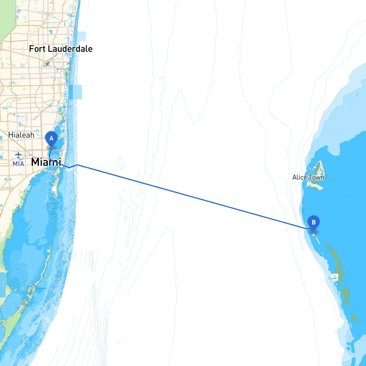 Miami to Cat Cay