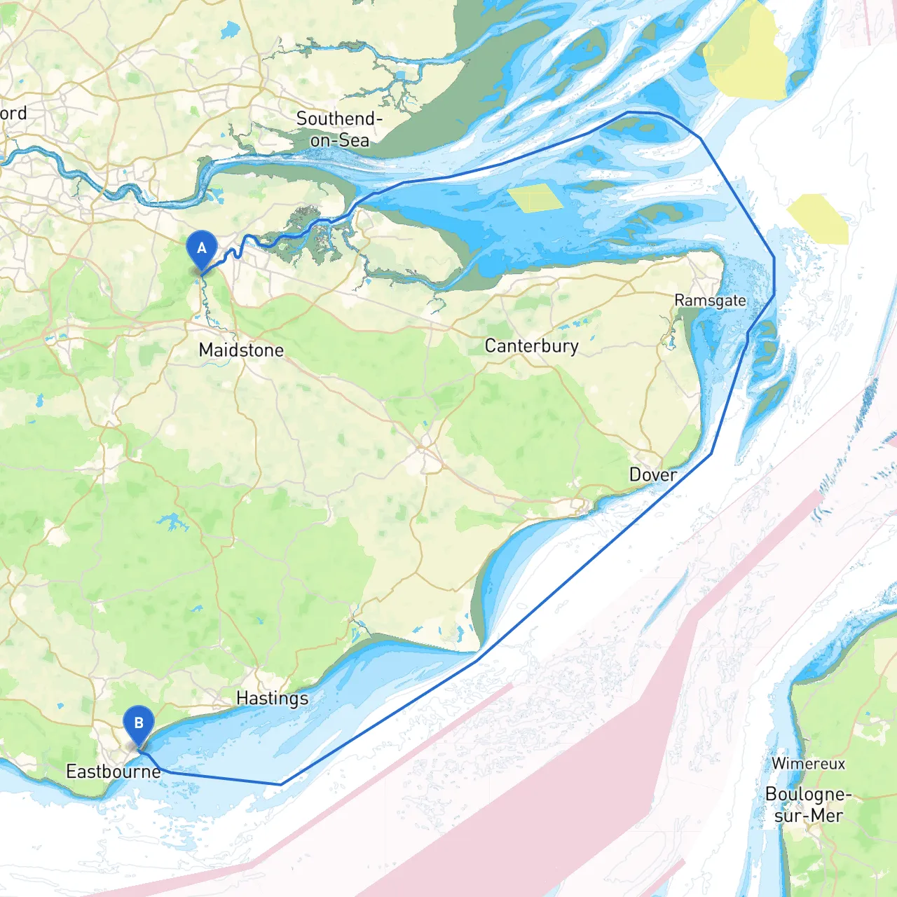 Rochester to Eastbourne