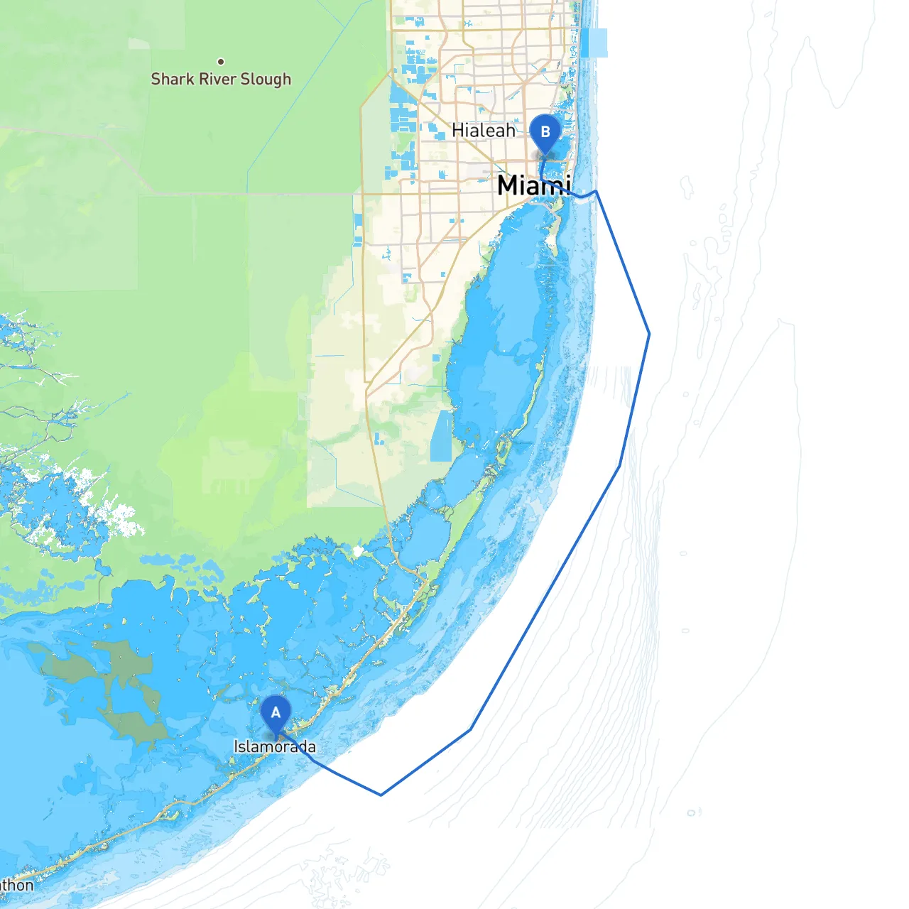 Islamorada to Miami