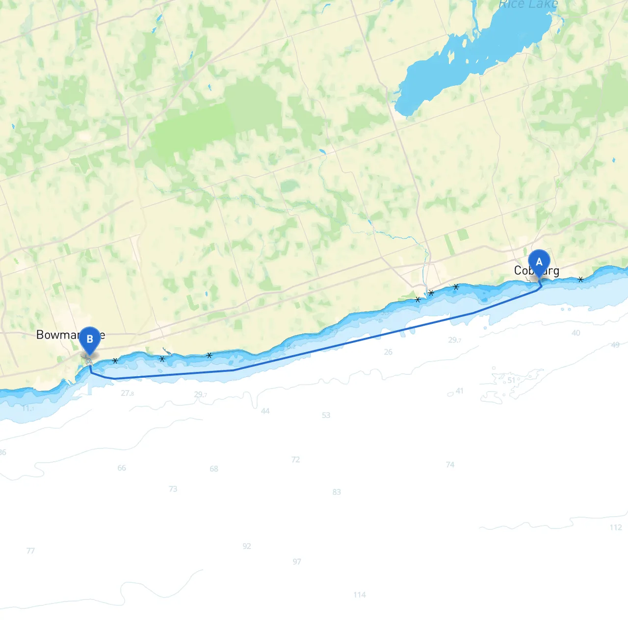 Cobourg to Bowmanville