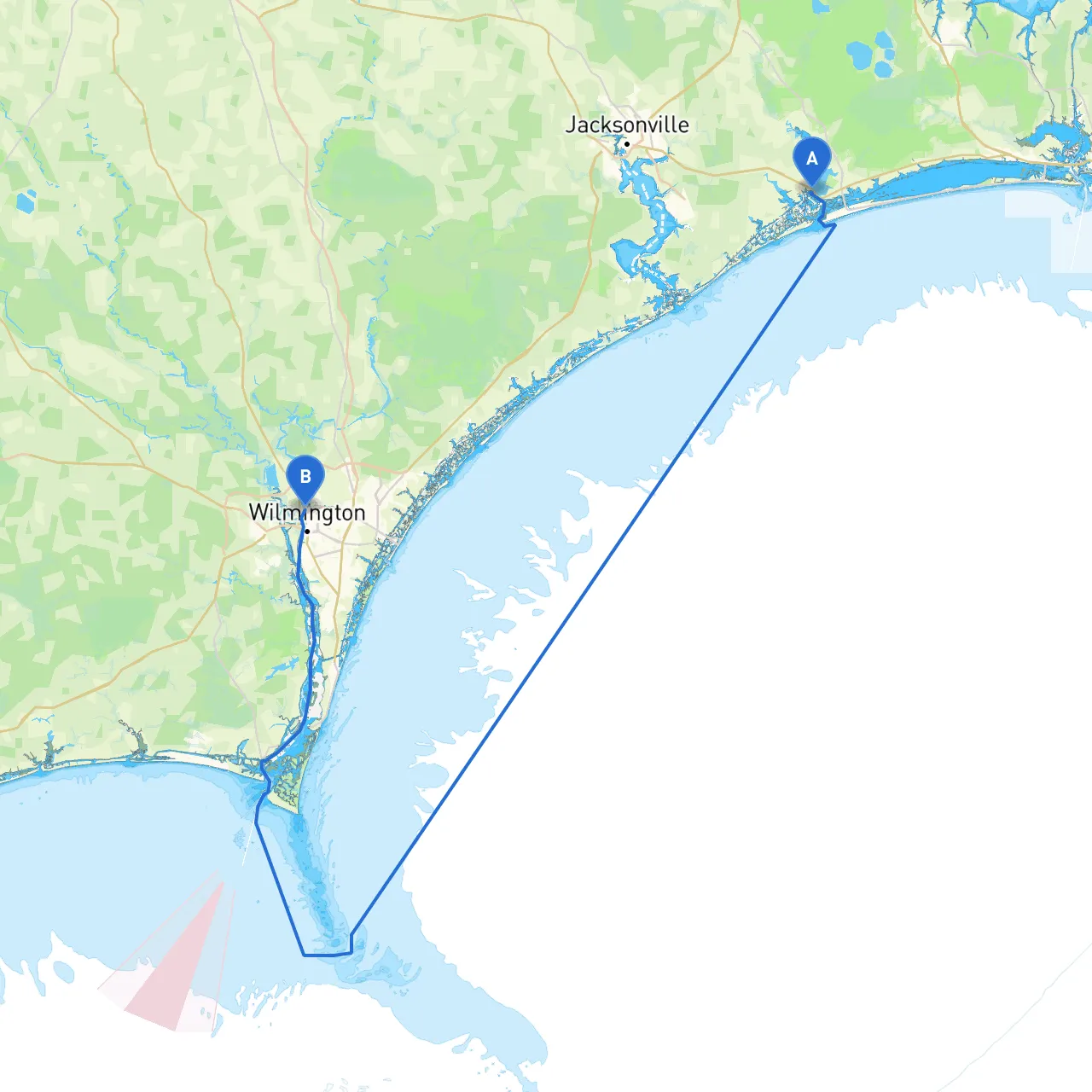 Swansboro to Wilmington