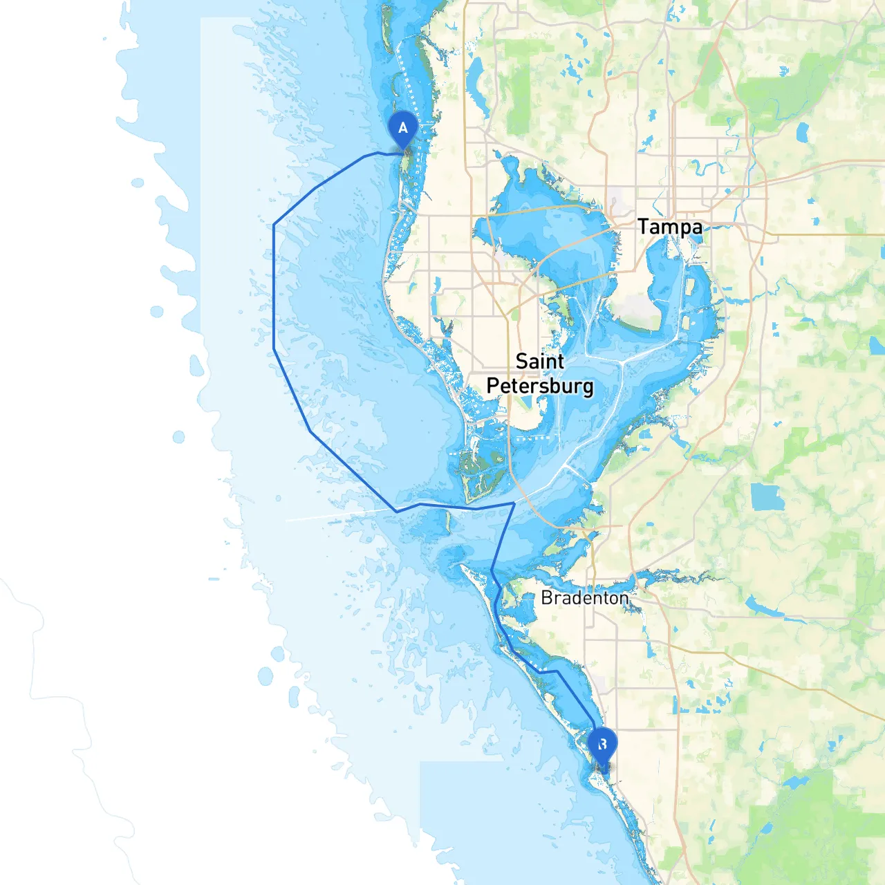 Clearwater to Siesta Key