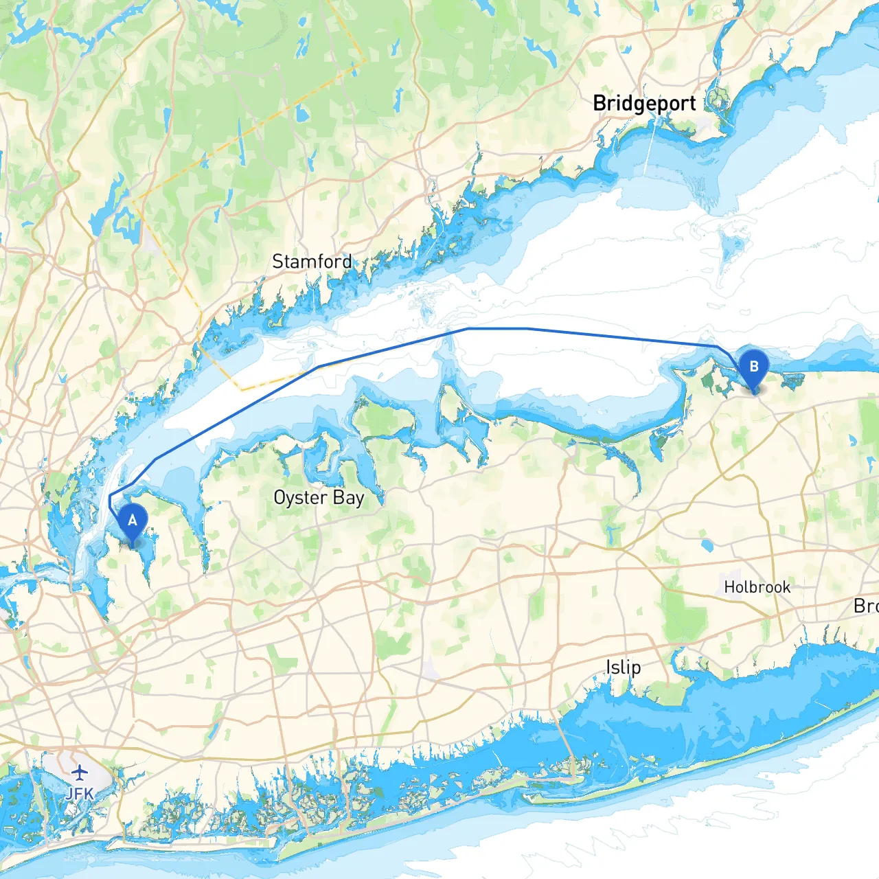 Port Washington to Port Jefferson