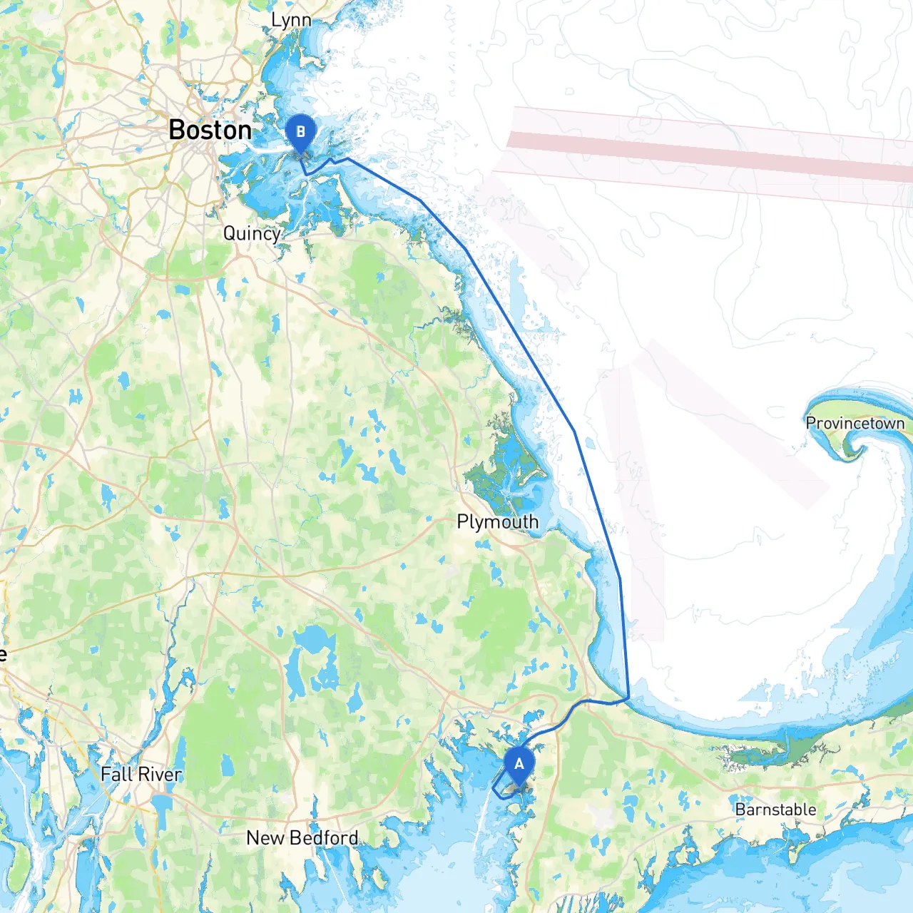 Bourne to Boston