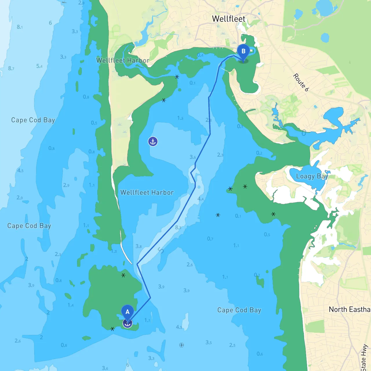 Eastham to Wellfleet