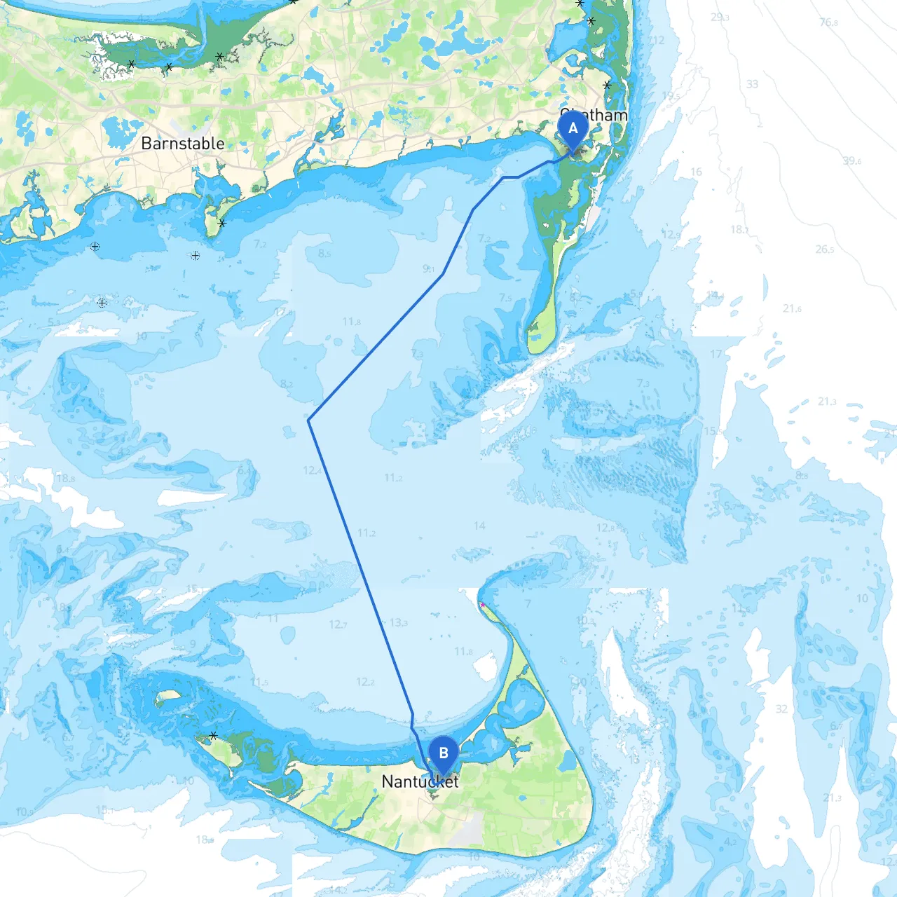 Chatham to Nantucket