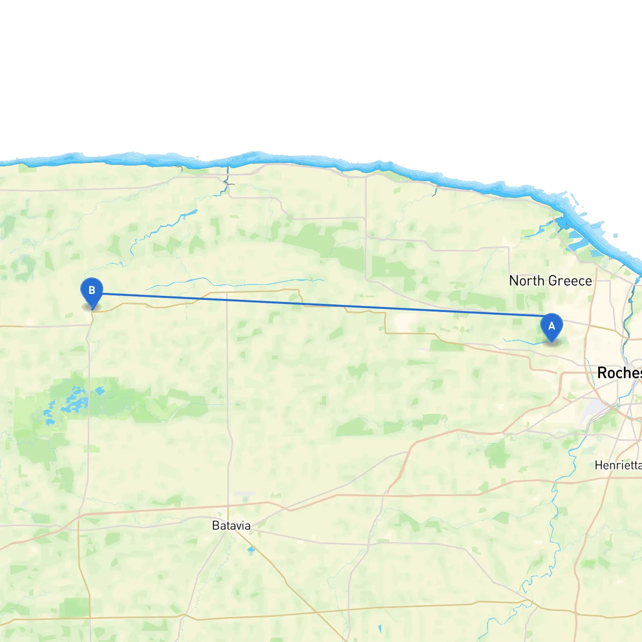 Rochester to Medina