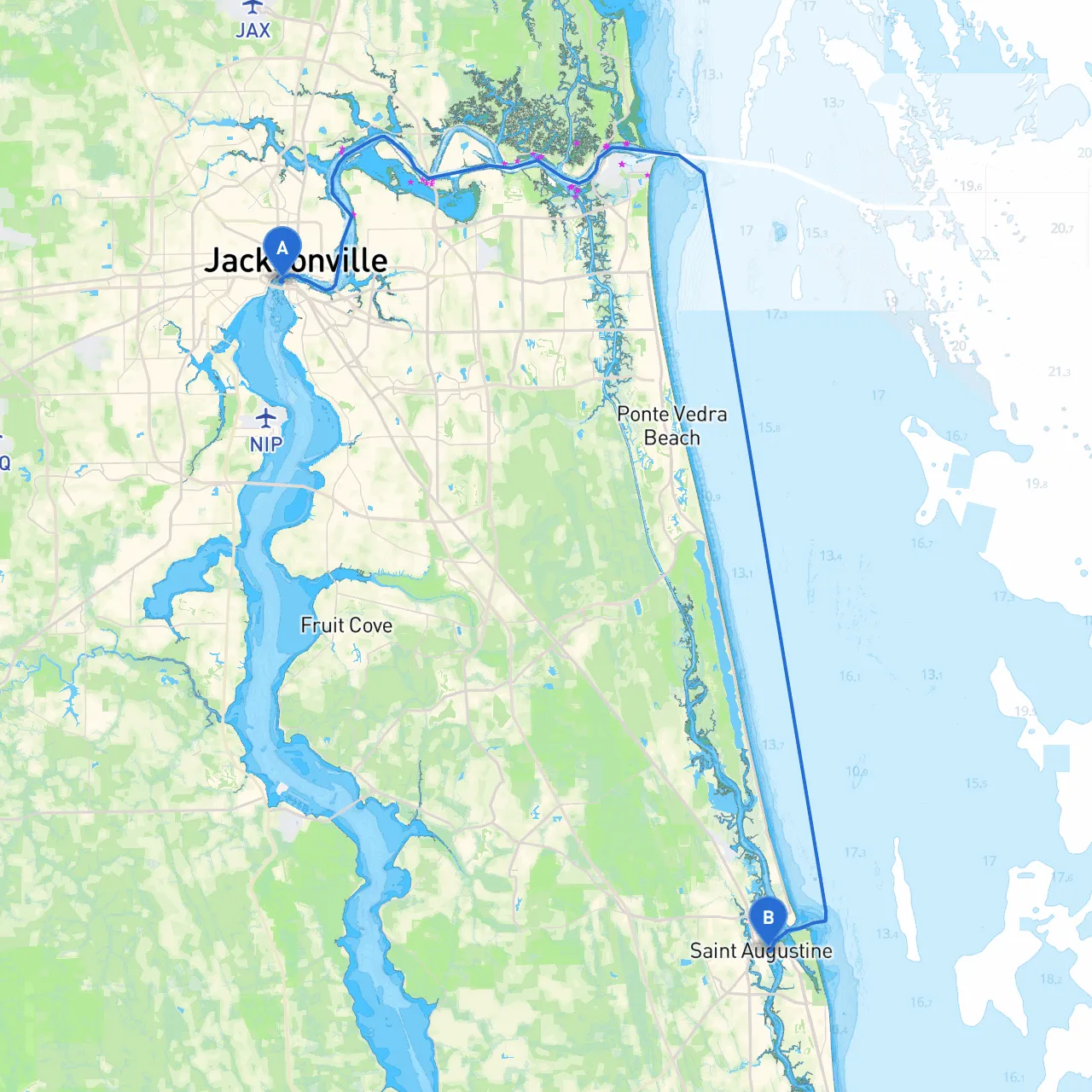 Jacksonville to St Augustine