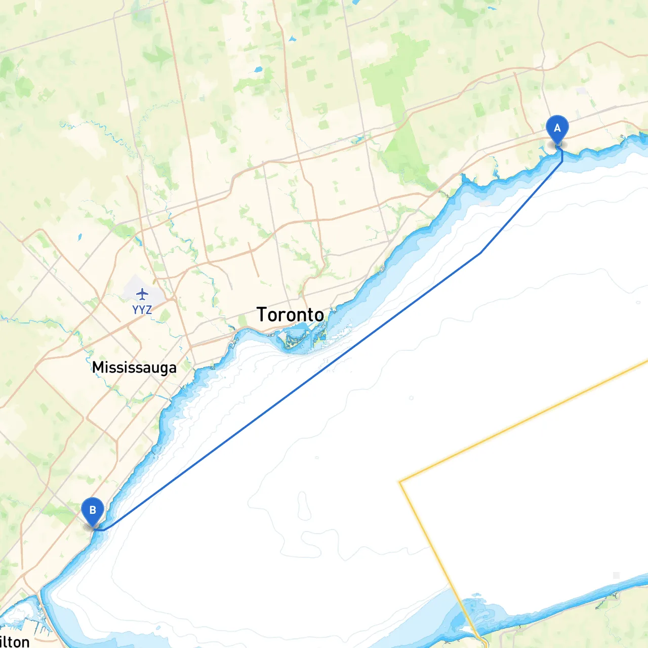 Whitby to Oakville