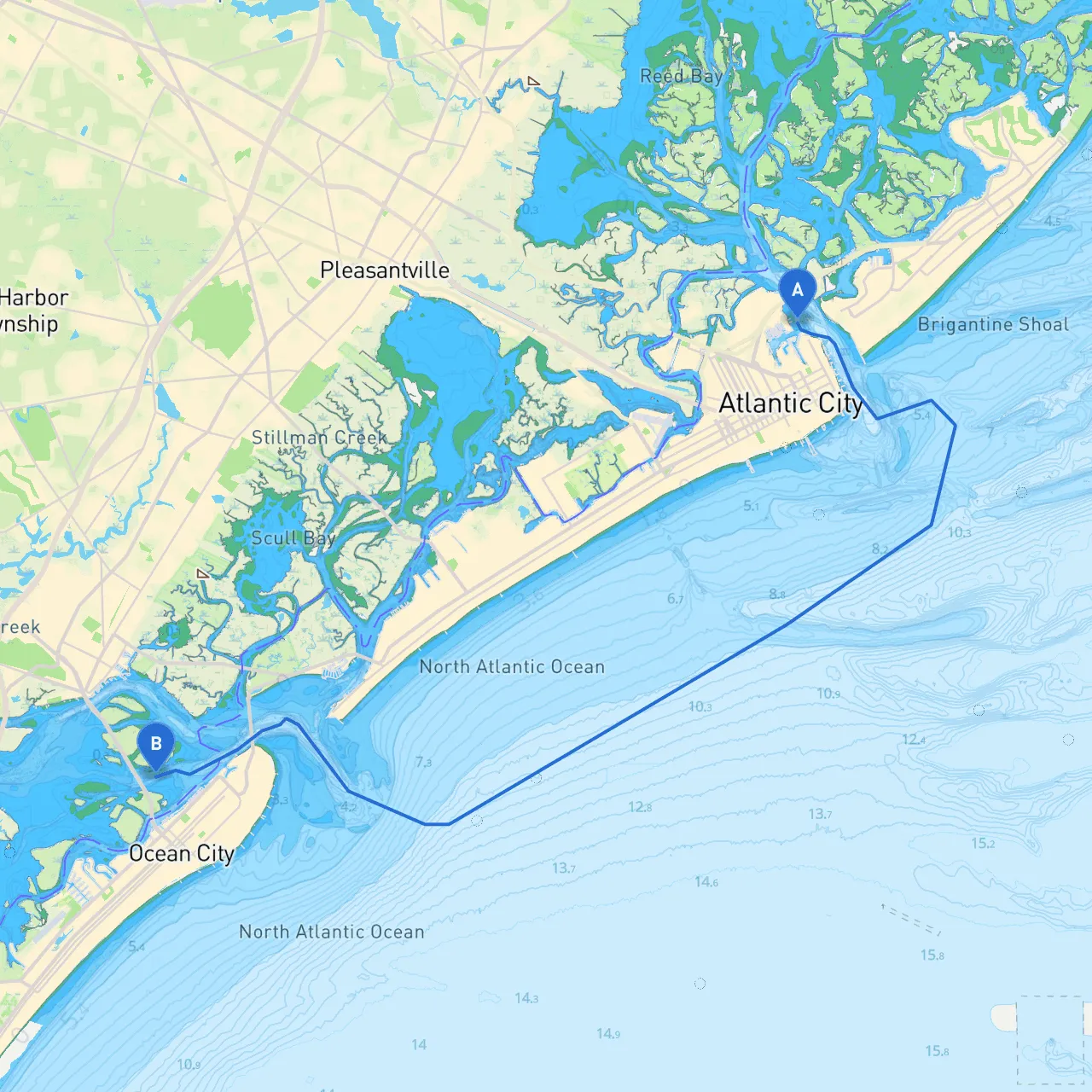 Atlantic City to Ocean City