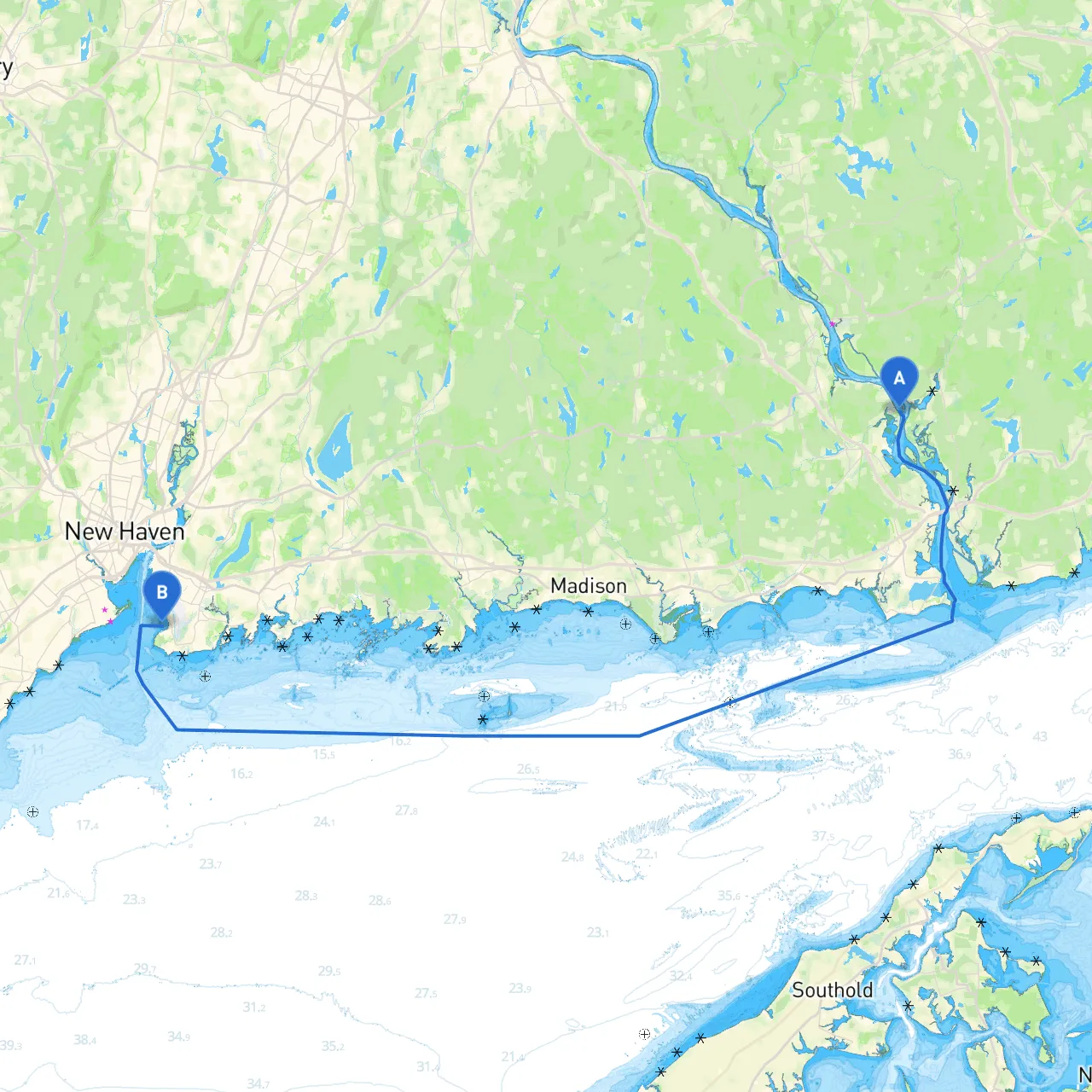 Essex to New Haven