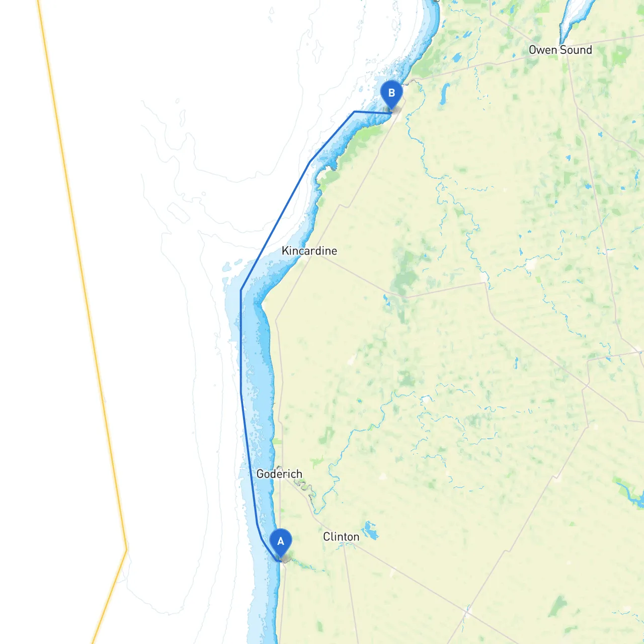 Bayfield to Port Elgin