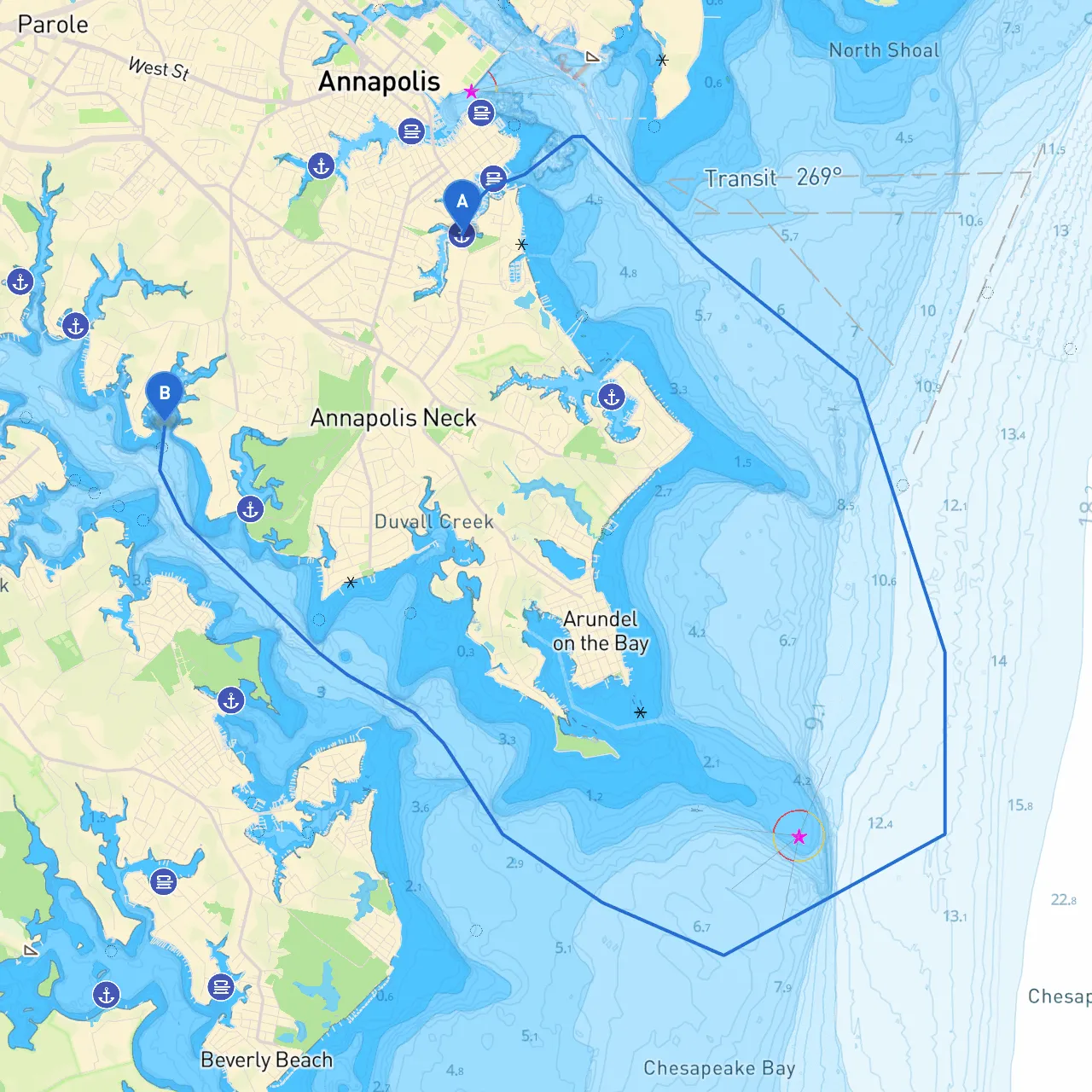 Annapolis to Edgewater