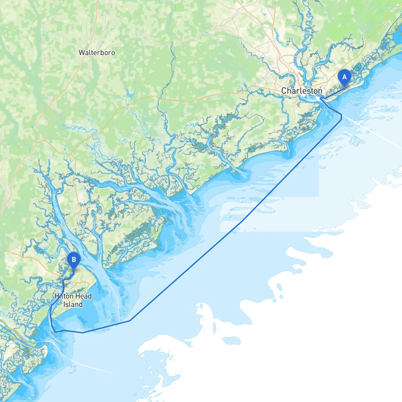 Isle of Palms to Hilton Head