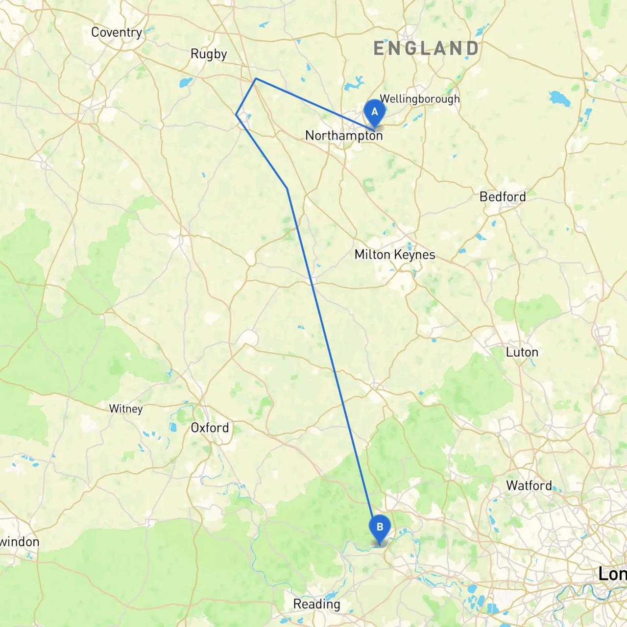 Northampton to Marlow