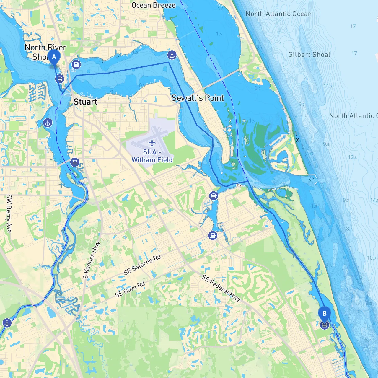 Stuart to Hobe Sound
