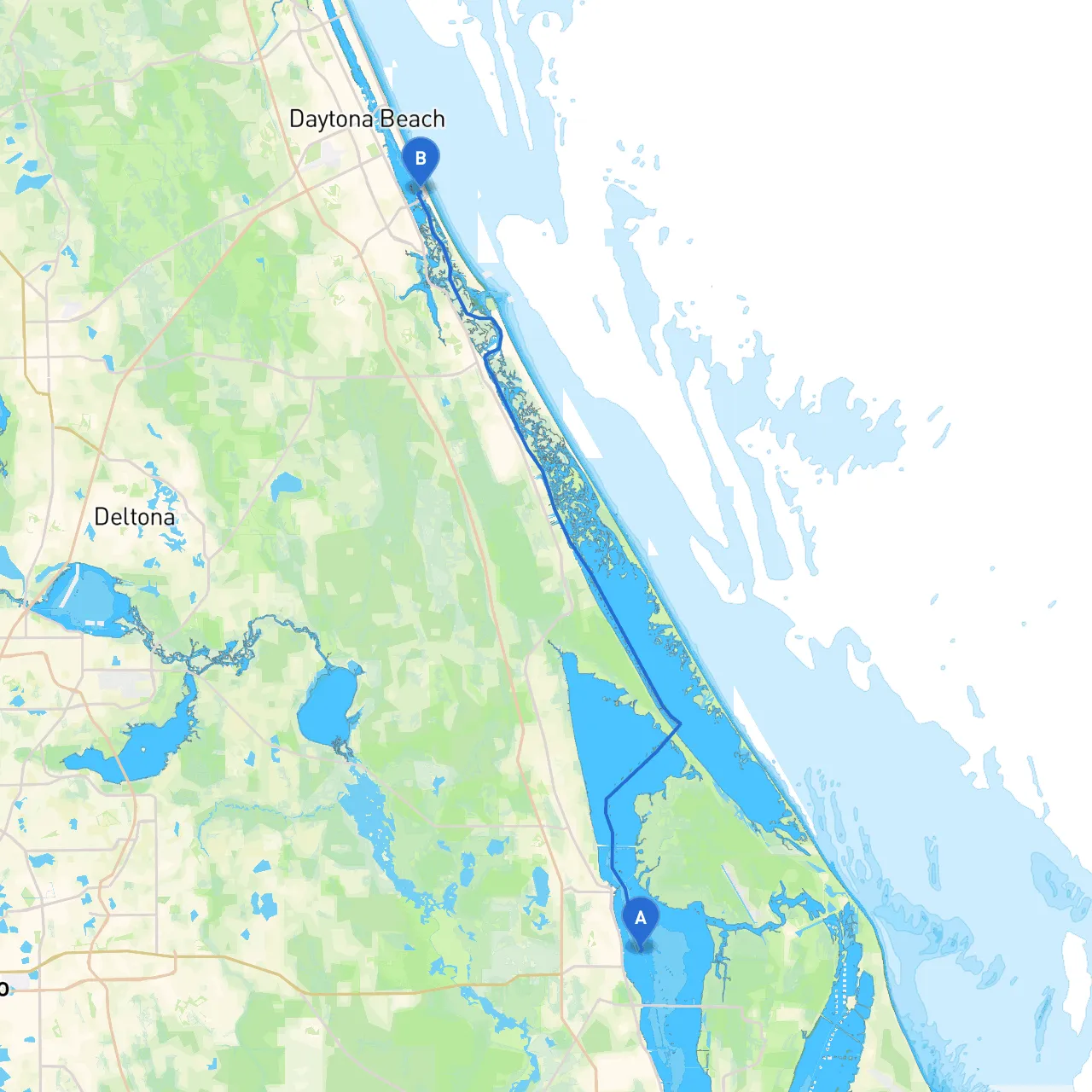 Titusville to Port Orange