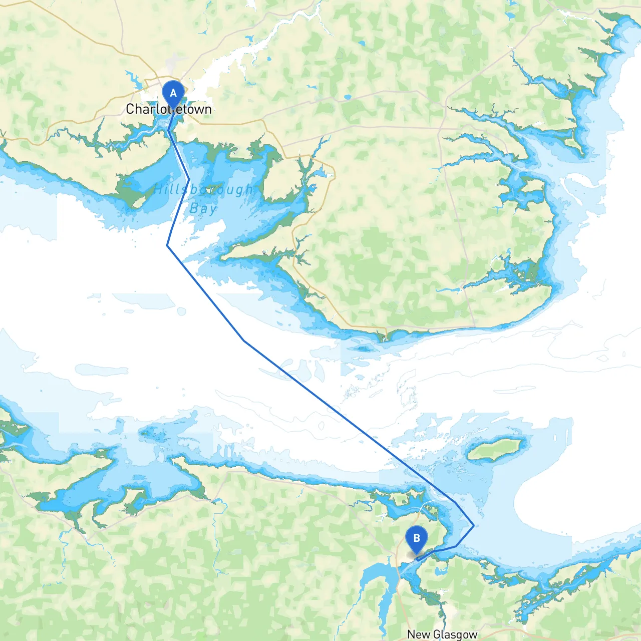 Charlottetown to Pictou