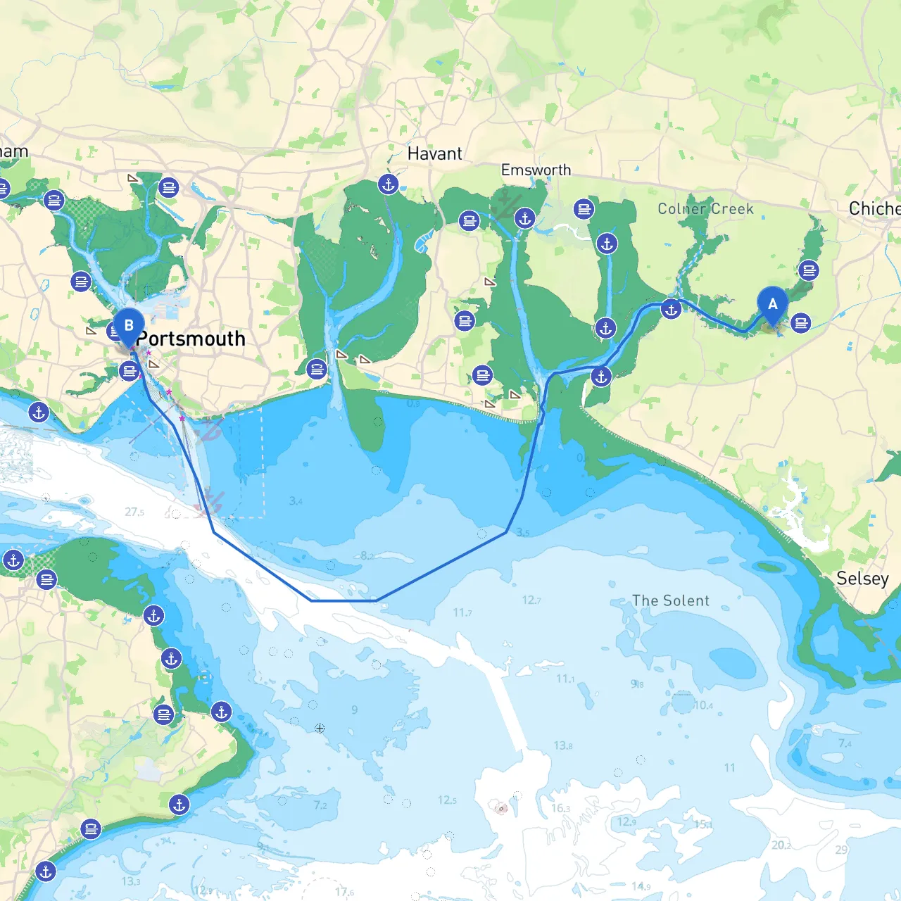 Chichester to Gosport