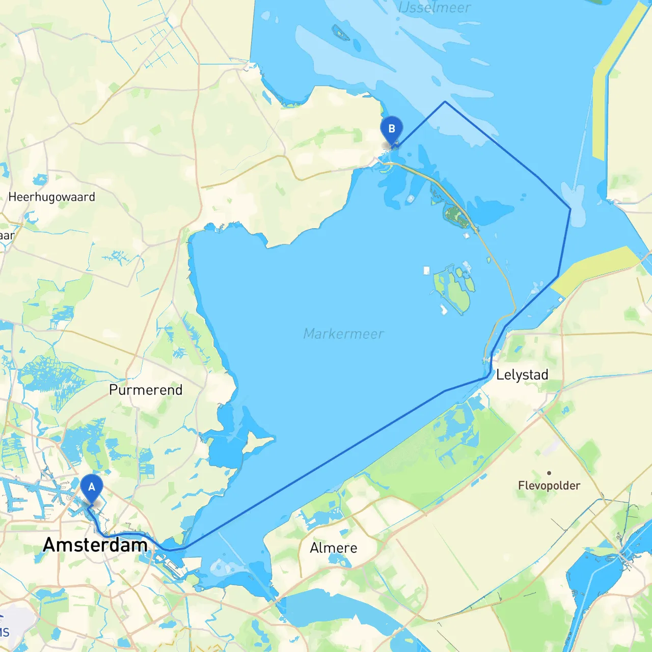 Amsterdam to Enkhuizen