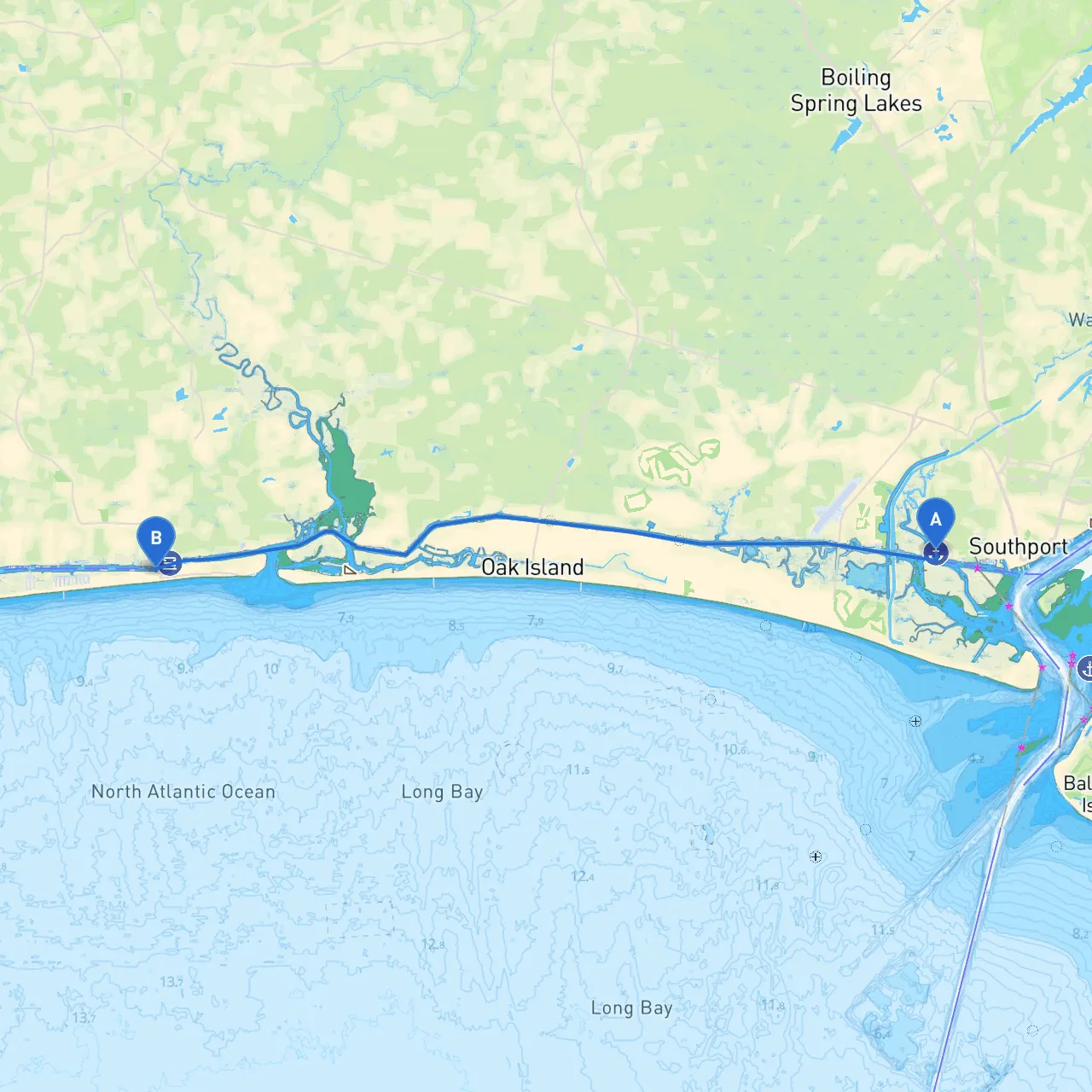 Southport to Holden Beach