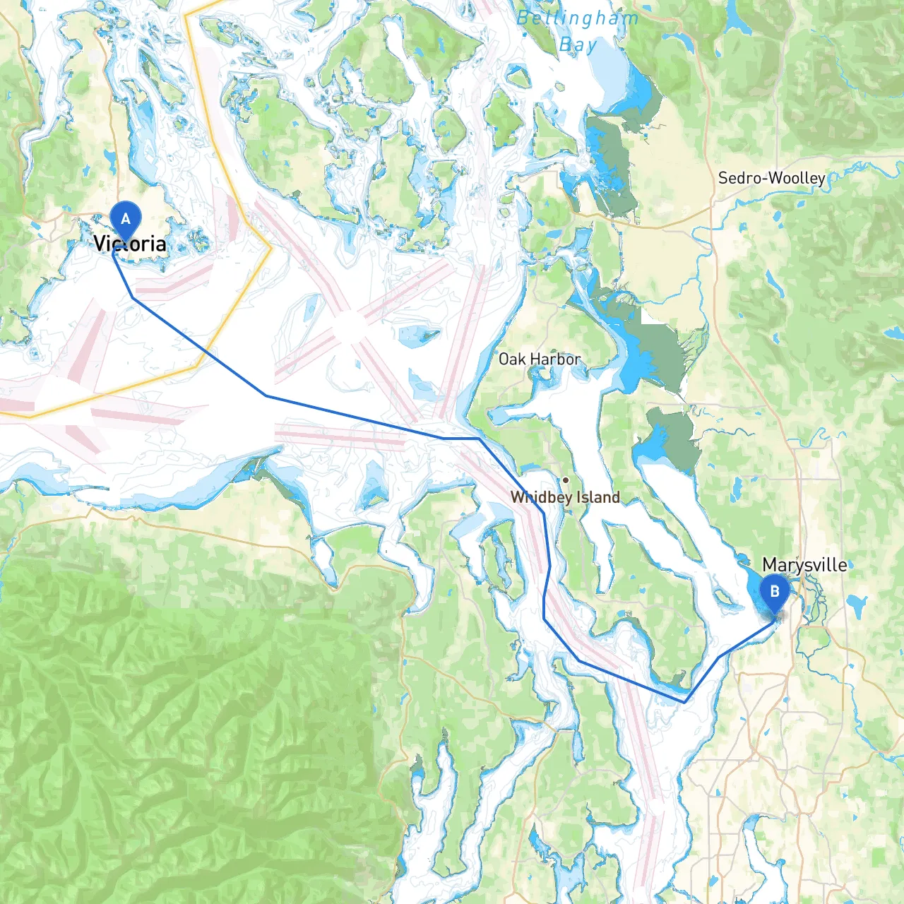 Victoria to Everett