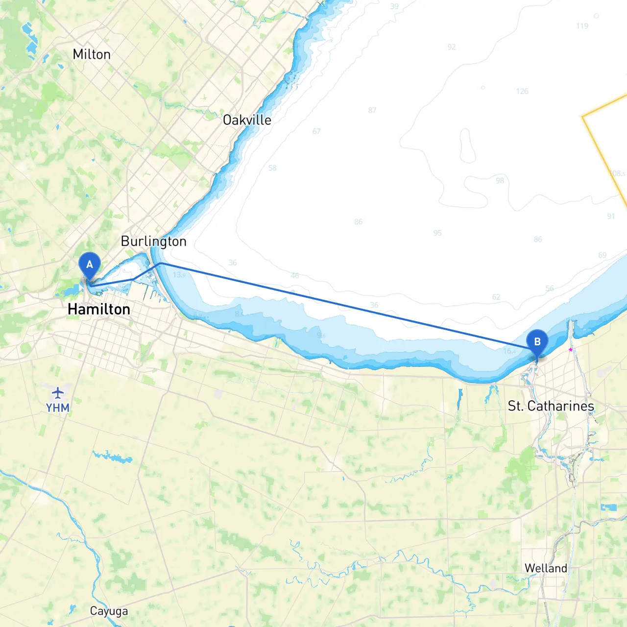 Hamilton to St. Catharines
