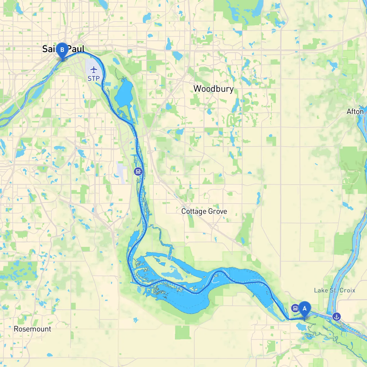 Hastings to St. Paul