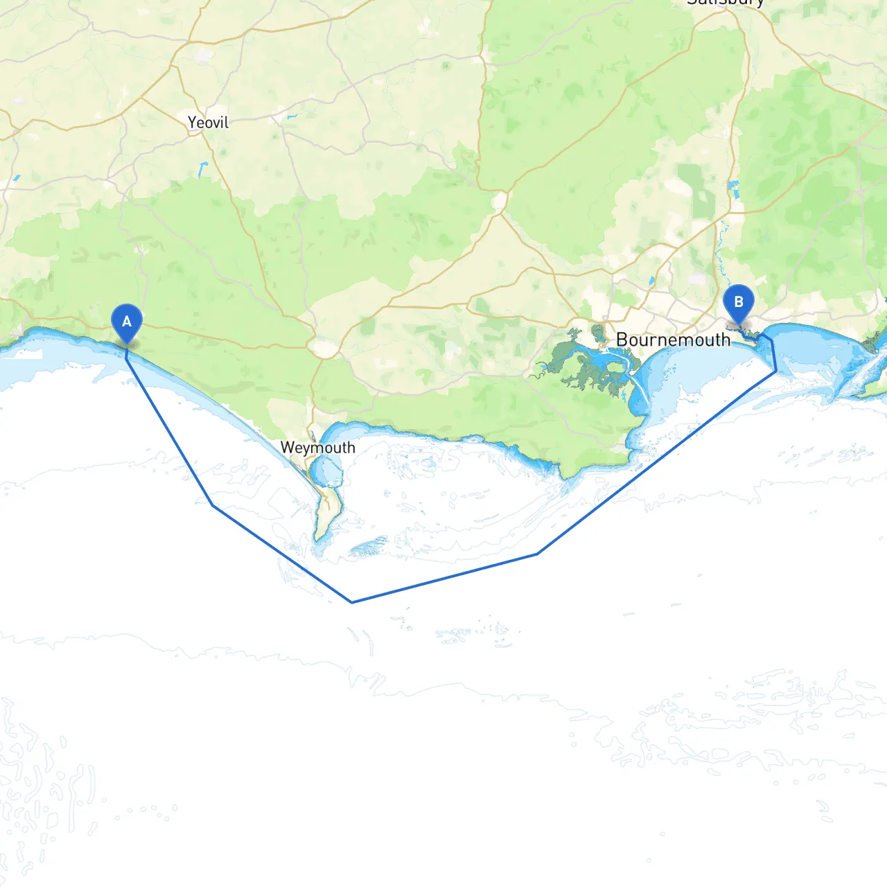 Bridport to Christchurch