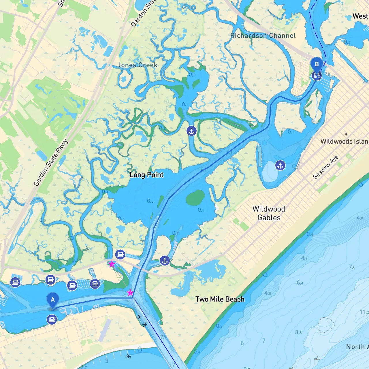 Cape May to Wildwood