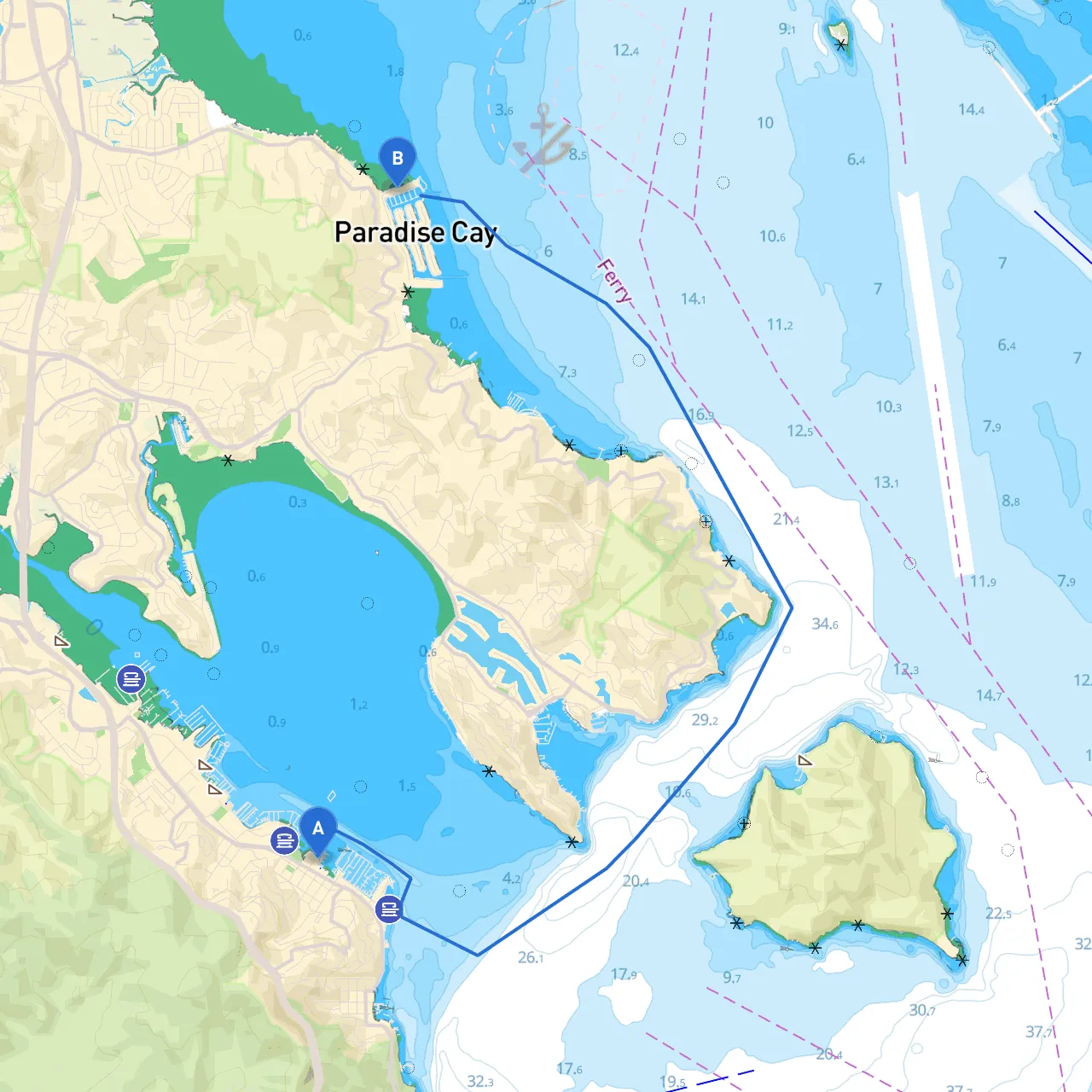 Sausalito to Tiburon